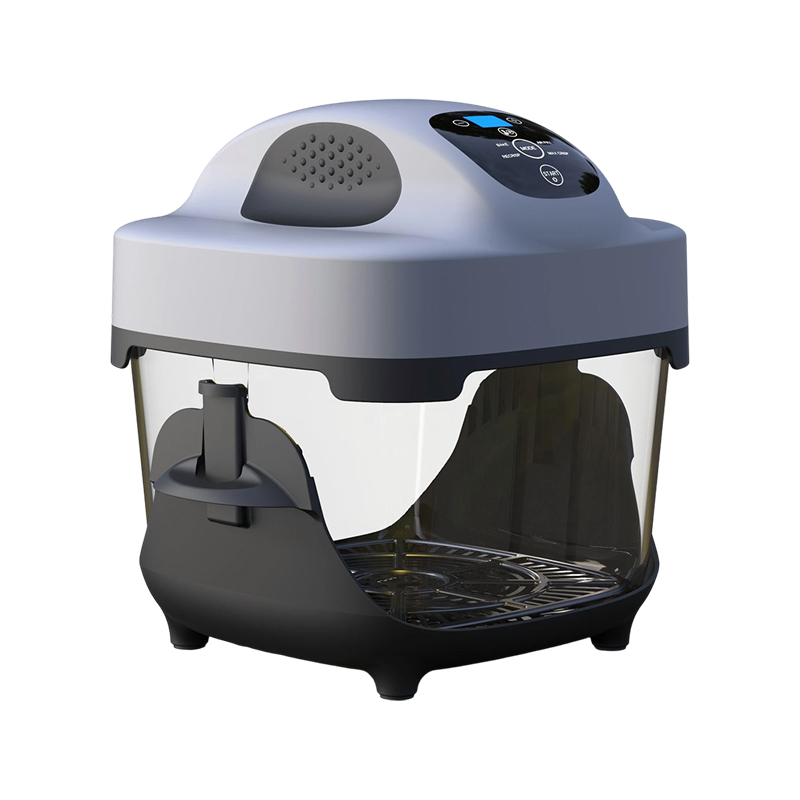Friggitrice ad aria compatta in vetro 4 in 1